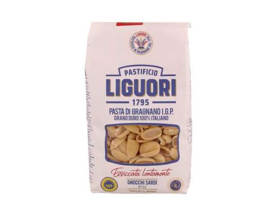 LIGUORI SARDINISK GNOCCHI NR.33 G500 GRAGNANO IGP CLASSICA FØDEVARER BESKRIVELSE 2657