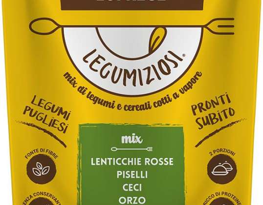 LOFRESE HÜLSENFRÜCHTE GRÜN MIX ROTE LINSEN. ERBSEN. KICHERERBSEN. GERSTE. BUCHWEIZEN GR.250 LEBENSMITTELBESCHREIBUNG 1953