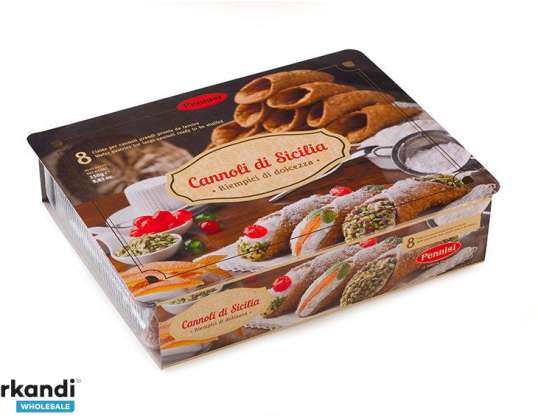 PENNISI WAFFELN GROSS CANNOLI GR.250X8 STK. LEBENSMITTELBESCHREIBUNG 3206