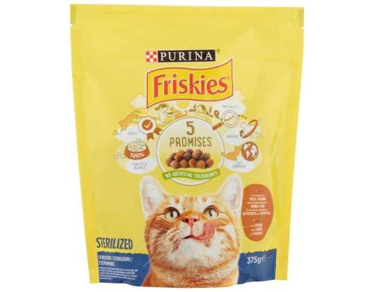 FRISKIES STERILISIERTE KATZEN POL/TAC/VER GR.375 FUTTER BESCHREIBUNG 3422