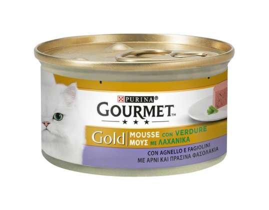GOURMET GOLD MOUSSE MIT LAMM UND BOHNEN GR.85 LEBENSMITTELBESCHREIBUNG 3530