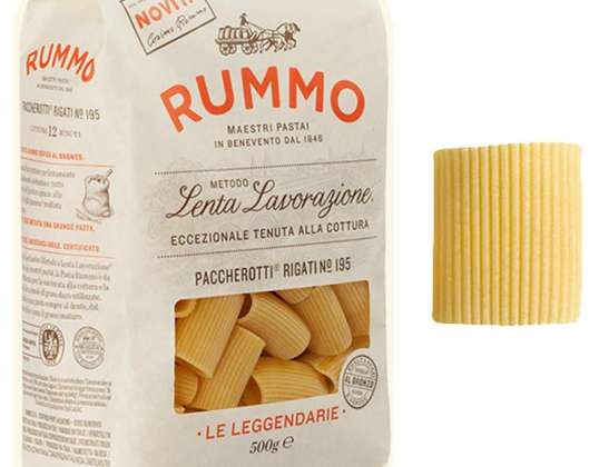 RUMMO GR.500 PACCHEROTTI RIGATI N°195 LEGGENDARIE LEBENSMITTELBESCHREIBUNG 3033