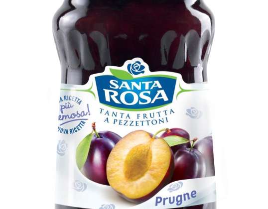 SANTA ROSA KLASSISCHE MARMELADE GR.350 PFLAUMEN LEBENSMITTEL BESCHREIBUNG 1987