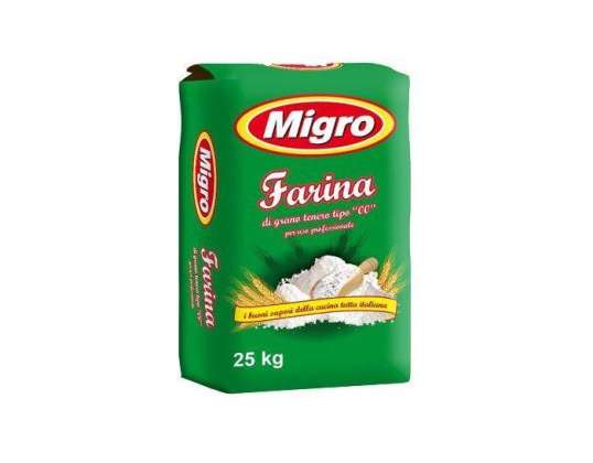 MIGRO MEHL KG.25 TYP &quot;00&quot; LEBENSMITTEL BEZEICHNUNG 1368