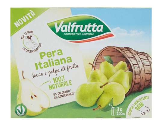 VALFRUTTA ML.200X3 PERA LEBENSMITTEL BESCHREIBUNG 1768