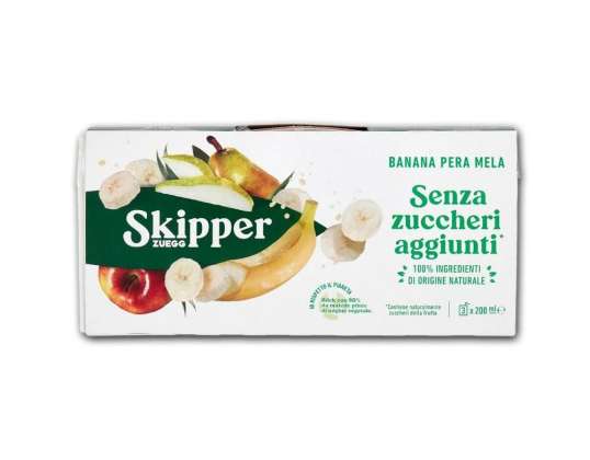 SKIPPER BANANE/BIRNE/APFELSAFT ZUCKERFREI ML.200X3 LEBENSMITTELBESCHREIBUNG 1660