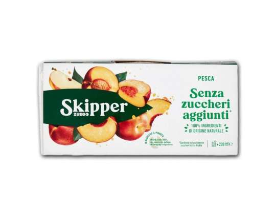 SKIPPER ZUCKERFREIER PFIRSICHSAFT ML.200X3 LEBENSMITTELBESCHREIBUNG 1659