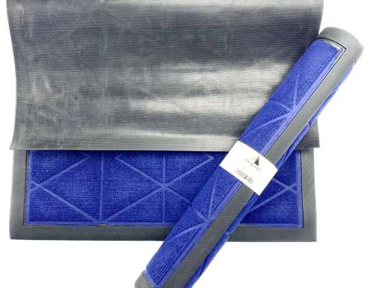 70 db ASQUARE padlószőnyeg kék háromszög mintával 60x90cm háztartási cikkek, fennmaradó készlet nagykereskedelmi speciális cikkek