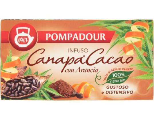 POMPADOUR INFUSION 20 SACHETS DE CHANVRE ET CACAO