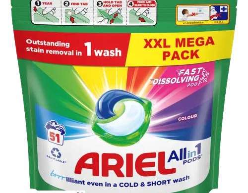 Ariel Color Pods 51pcs (EAN : 8006540899663) Capsules de machine à laver