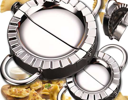 SCHIMMEL VOOR HET MAKEN VAN DUMPLINGS DUMPLING MACHINE 2in1 2st. STAAL P2R0G
