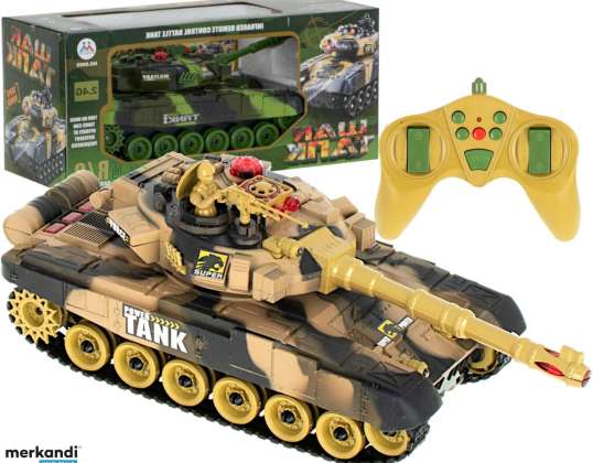 Réservoir de guerre RC télécommandé 9993 2,4 GHz Desert Remote Control Tank