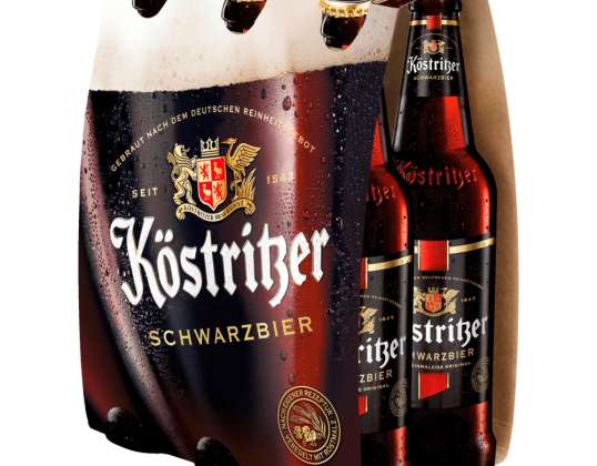 Köstritzer Bière brune 6 Pack 0 33l