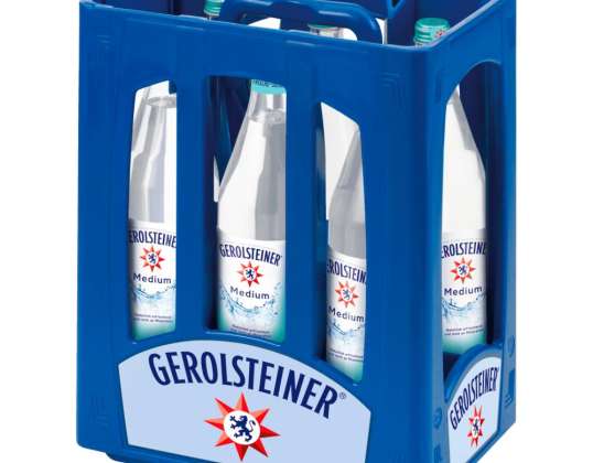 Gerolsteiner Eau Moyenne Paquet de 6 1L