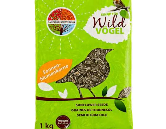 Degro Sonnenblumenkerne für Wildvögel 1kg