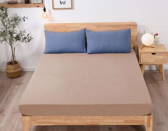 FASONGSYDD FROTTÉLAKEN MED STRIKK 90x200 cm MØRK BEIGE (FK90200-CBEIGE)