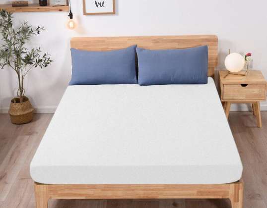LENZUOLO CON ANGOLI IN SPUGNA 200x200 cm BIANCO (FK200200-BIANCO)