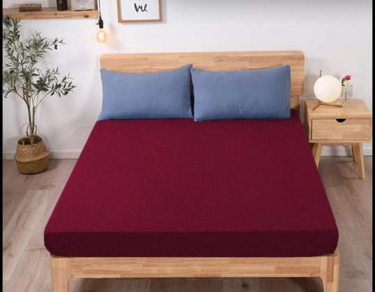 BADSTOF HOESLAKEN 200x200 VIERKANT BORDEAUX