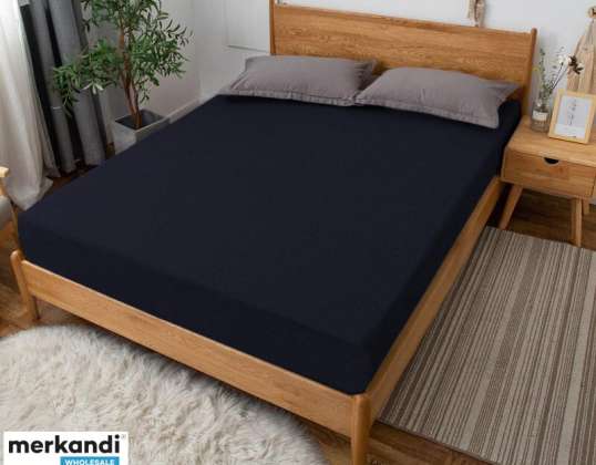 DICKES FROTTEETUCH MIT GUMMIZUG 120x200 cm MARINEBLAU (FG120200-GRAN)