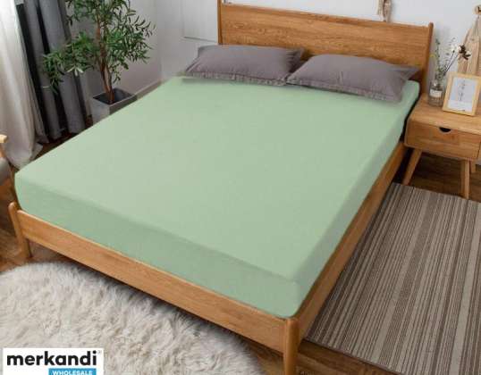 DIKKE BADSTOF MET ELASTIEK 80x200 BADSTOF OLIJF