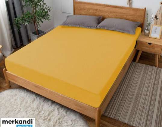 SILNÉ ŽERZEJOVÉ ELASTICKÉ PROSTĚRADLO 160x200 POLSAT BAVLNA