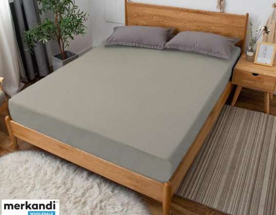 SPANNBETTTUCH JERSEY 140x200 cm STAHL (JG140200-STAHL)