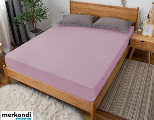 DICKES FROTTEEBLATT MIT GUMMIZUG 160x200 cm WRZOS (FG160200-SEPTEMBER)