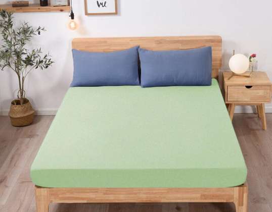 MONTERT FROTTÉLAKEN 180x200 cm LYSEGRØNN (FK180200-JZIEL)