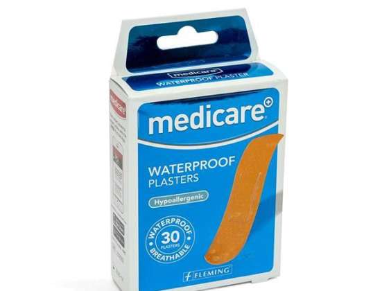 MEDICARE WATERDICHTE PLEISTERS JAREN '30 (DISPLAY VAN 10)