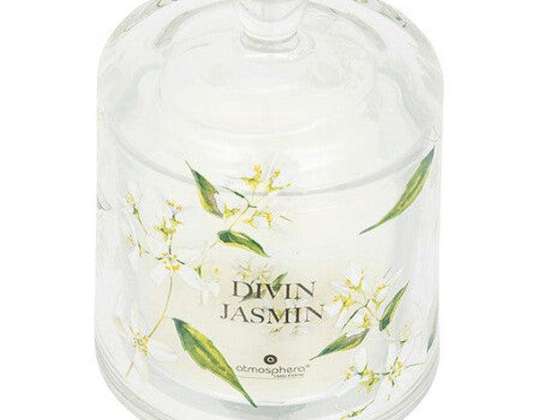 Bougie parfumée « Oudy » jasmin 240g dans un gobelet en verre