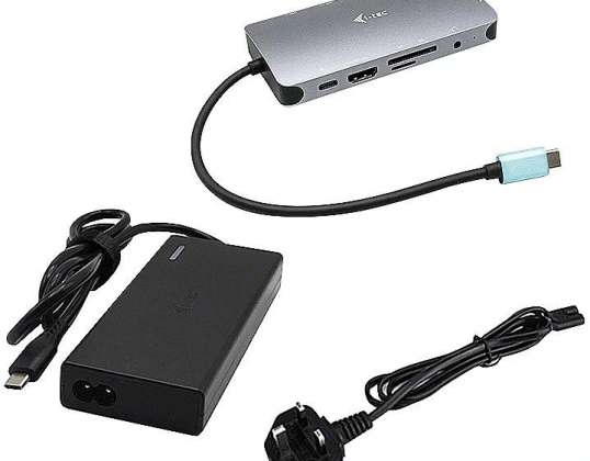 I Tec USB C HDMI VGA LAN PD100W CHARG 77W