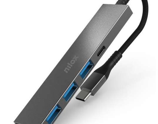 HUB USB Nilox 3XUSB3.0 1XUSBC