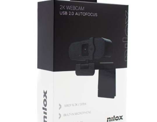 Nilox WEBCAM AVEC MICROPHONE 2K