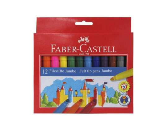 Faber Castell CF12 MARQUEURS JUMBO IL CASTELLO