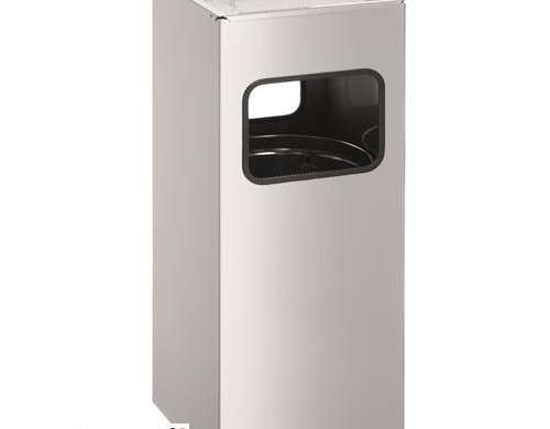 Robuster Aschenbecher 17LT SILBER MET.