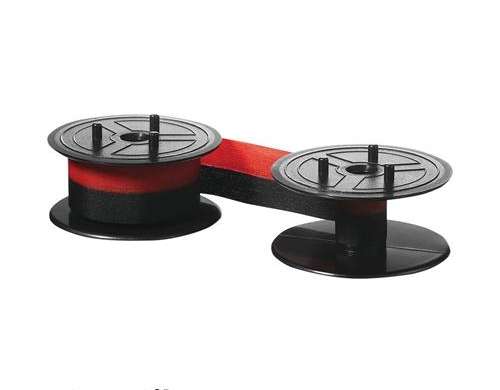 RUBAN D’ENCRE ROUGE ET NOIR TRANCHANT