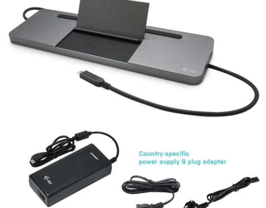 I Tec USB C MTL ERG 4K 3X DISP PW85W 112W