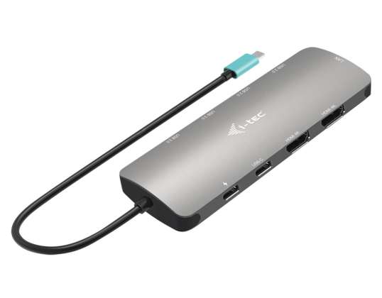 I Tec USB C METALL NANO 2XHDMI DOCK PD100W