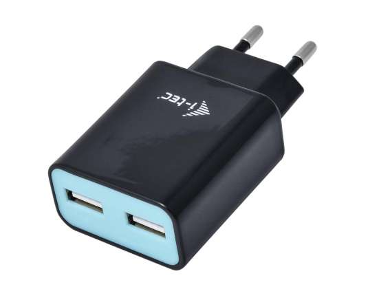 I Tec USB LADEGERÄT 2 PORT 2.4A SCHWARZ