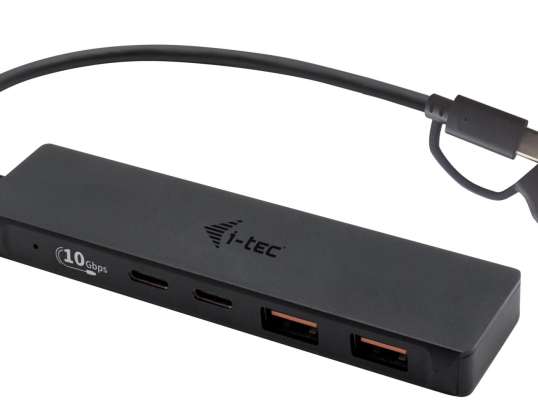 I Tec USB C METALL 2X USB 3.0 2X USB C