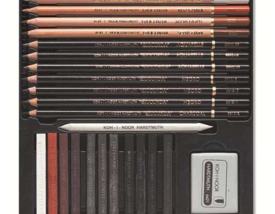 Koh I Noor COLLEGE ART SET MONA LISA PENCILS 11