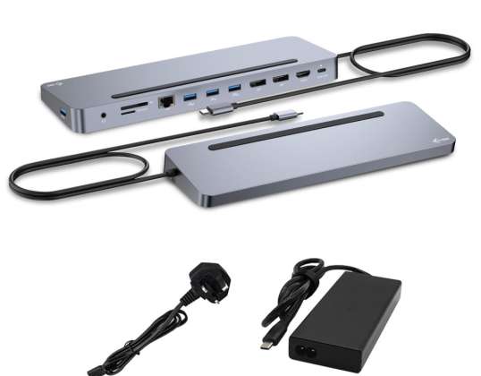 I Tec USB C METAL4K 3XDISPLAY PD100 100W