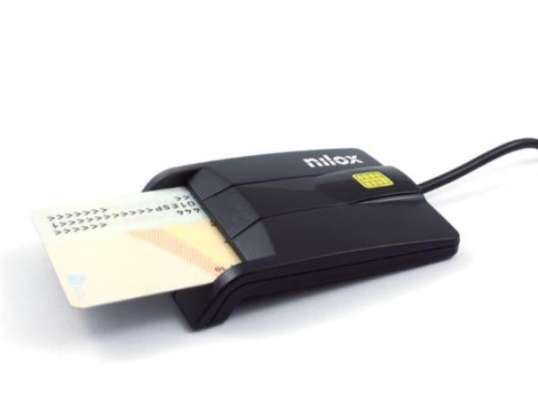 Nilox LECTEUR DE CARTE À PUCE NOIR