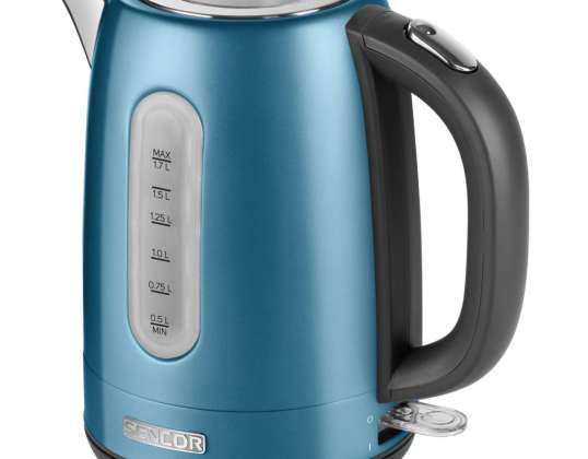 BOUILLOIRE SENCOR 1.7L BLEU MÉTALLISÉ