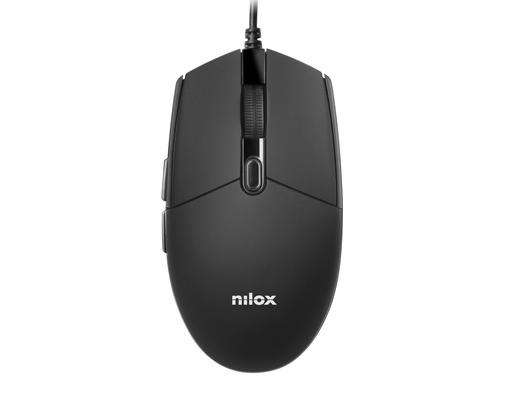 SOURIS OPTIQUE NILOX USB 3200DPI NOIR