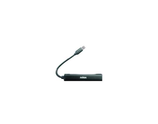 HUB USB NILOX 4 PORTS USB 1X3.0 3X2.0