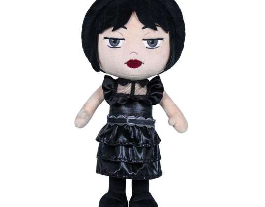 Grandi Giochi MITTWOCH-PUPPEN 2 OUTFIT 40 CM.
