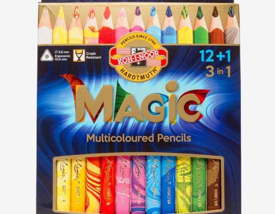 Koh I Noor CF12MATITE MAGIE COLORÉE
