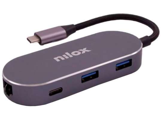 Nilox MINI DOCKING STAT HDMI 3USB ETH