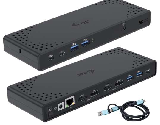 I Tec USB 3.0/USB C 5K UNIV 2X DISP PW IT